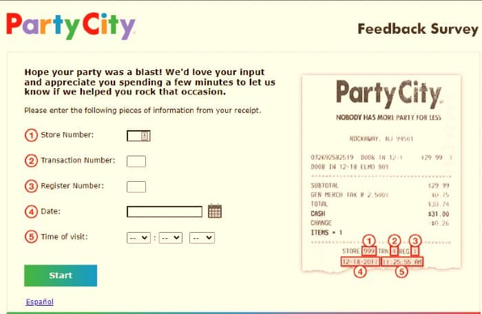 PartyCityFeedback-Survey